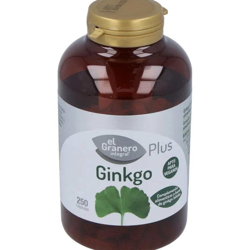 Ginkgo Biloba 600mg 250cápsulas - El Granero