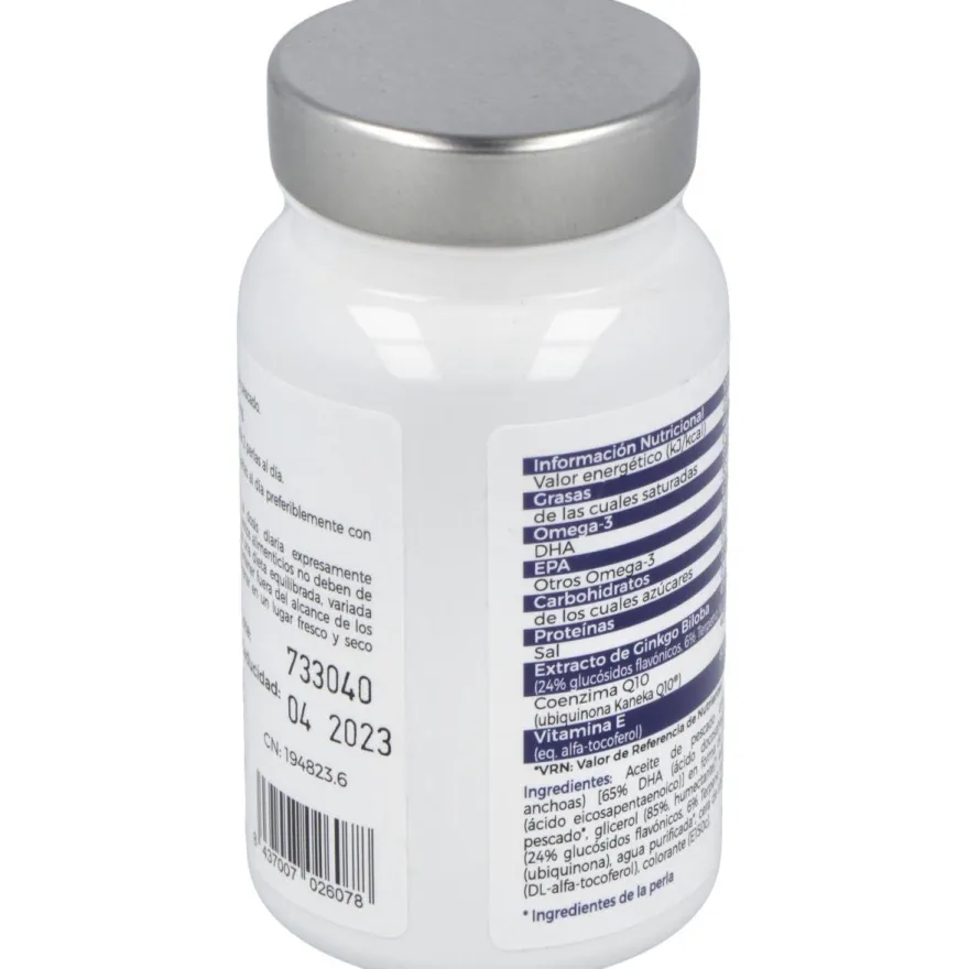Ginkgo Complex Dha/epa Q10 60perlas - Puro Omega