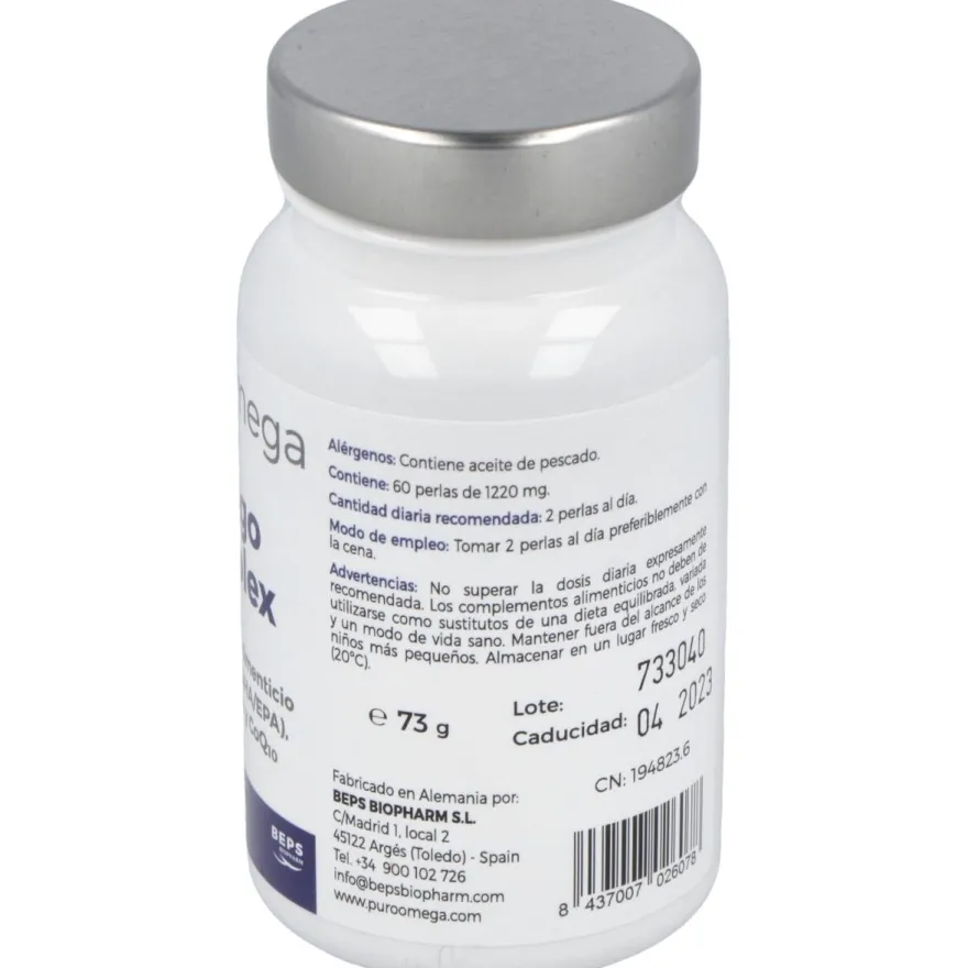 Ginkgo Complex Dha/epa Q10 60perlas - Puro Omega