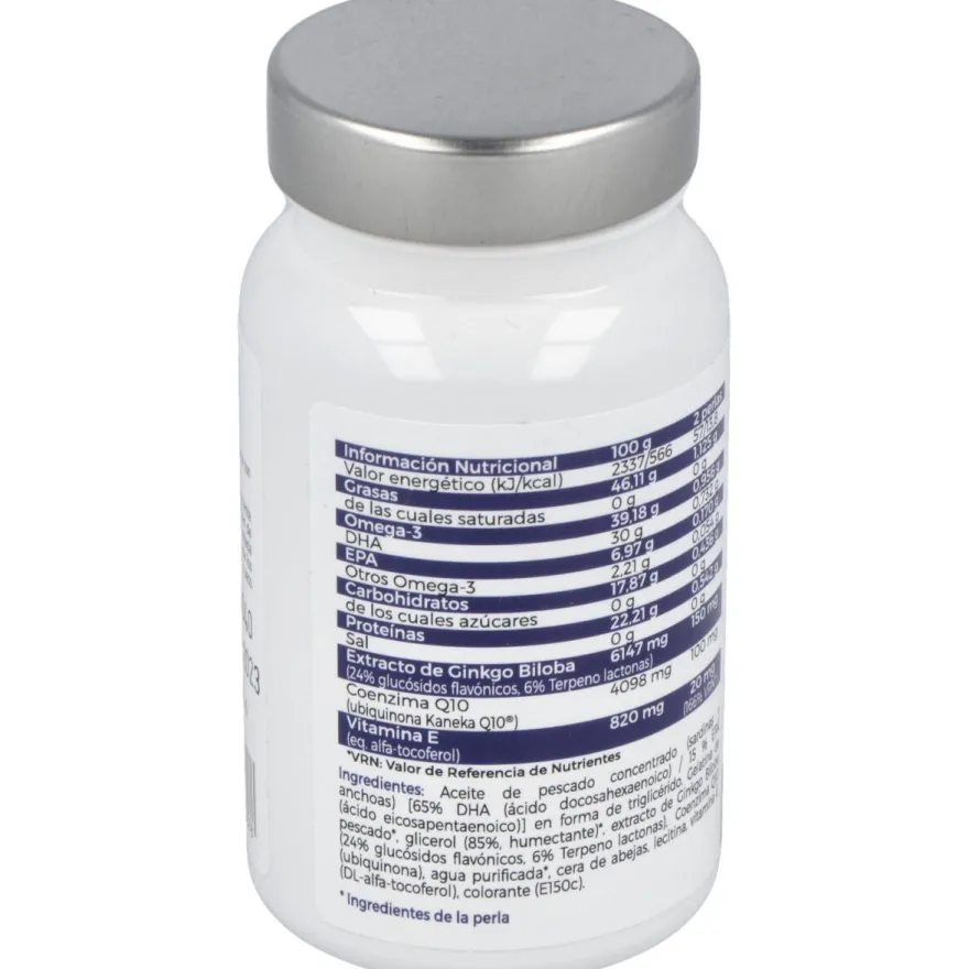 Ginkgo Complex Dha/epa Q10 60perlas - Puro Omega