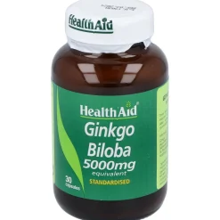 Ginkgo Hoja Ext.Estand. 30Cap. Health Aid