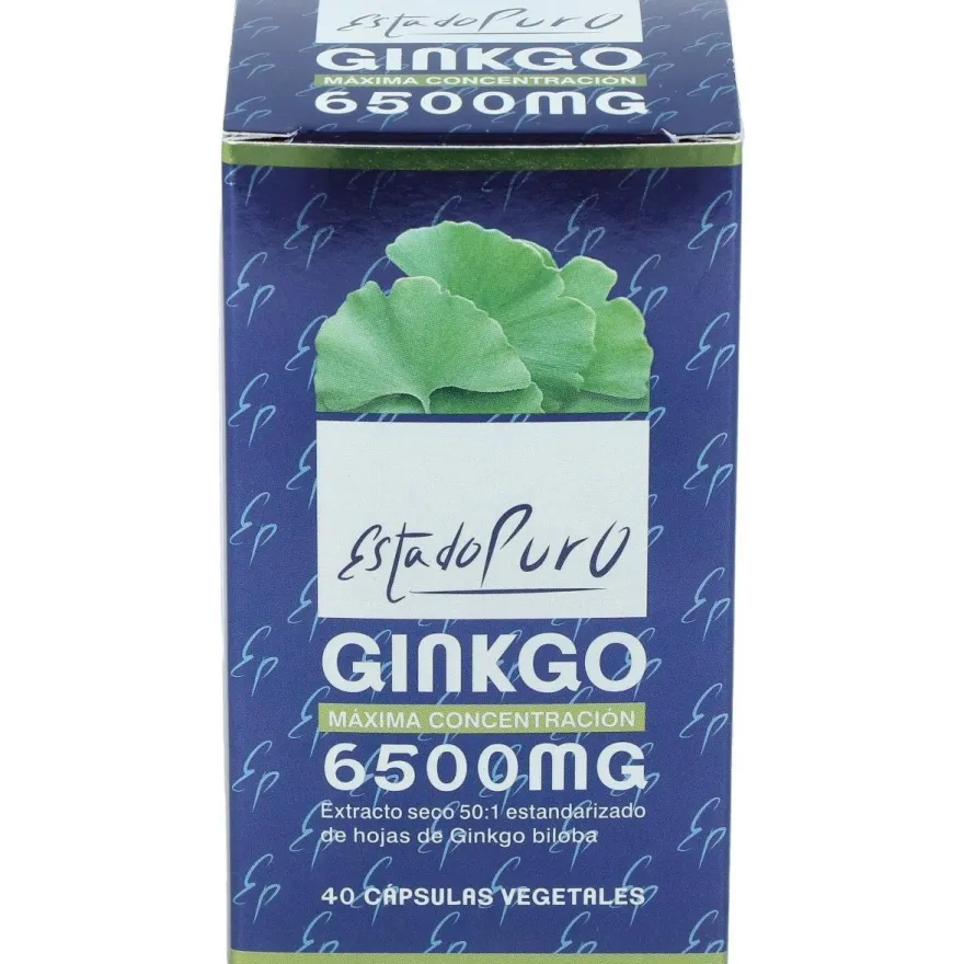 Ginkgo 6500mg. 40cap. Estado Puro - Tongil
