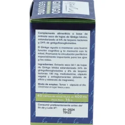 Ginkgo 6500mg. 40cap. Estado Puro - Tongil