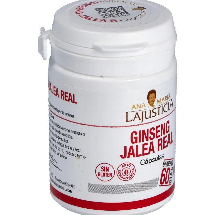 Ginseng con Jalea Real 60caps - Ana Maria Lajusticia