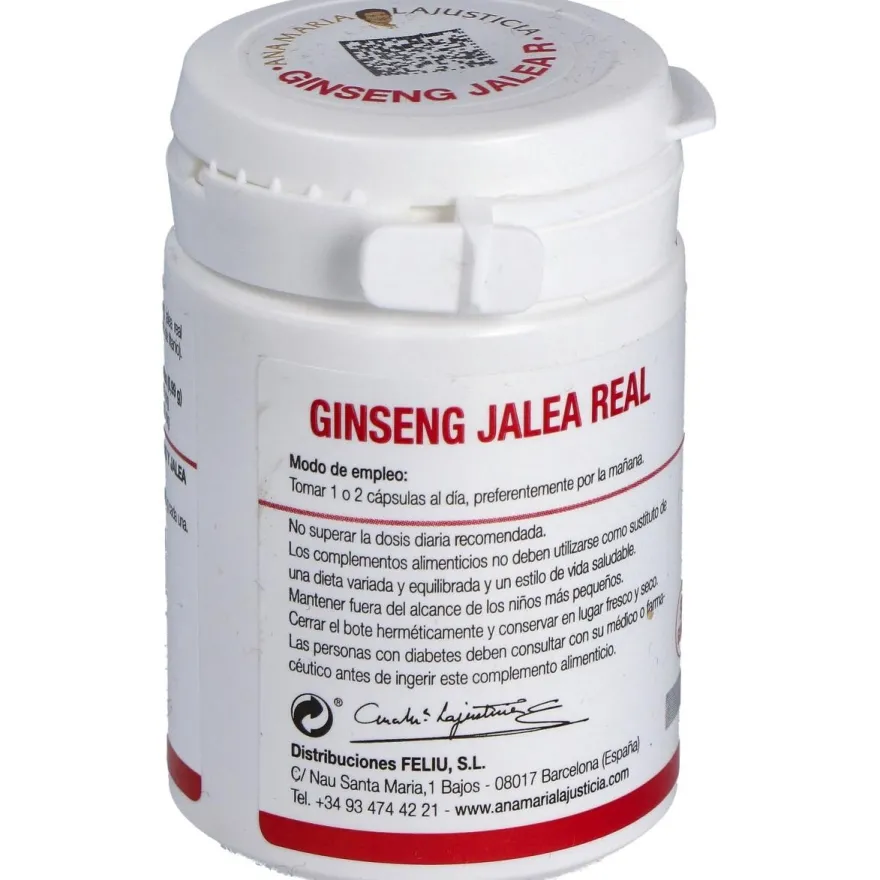 Ginseng con Jalea Real 60caps - Ana Maria Lajusticia