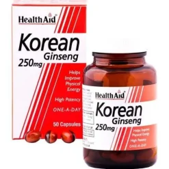 Ginseng Coreano 250mg 50caps - Health Aid