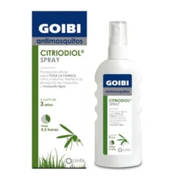 Goibi Antimosquitos Citriodol Spray Uso Humano - Repelente (1 Spray 100 ml) - Cinfa S a