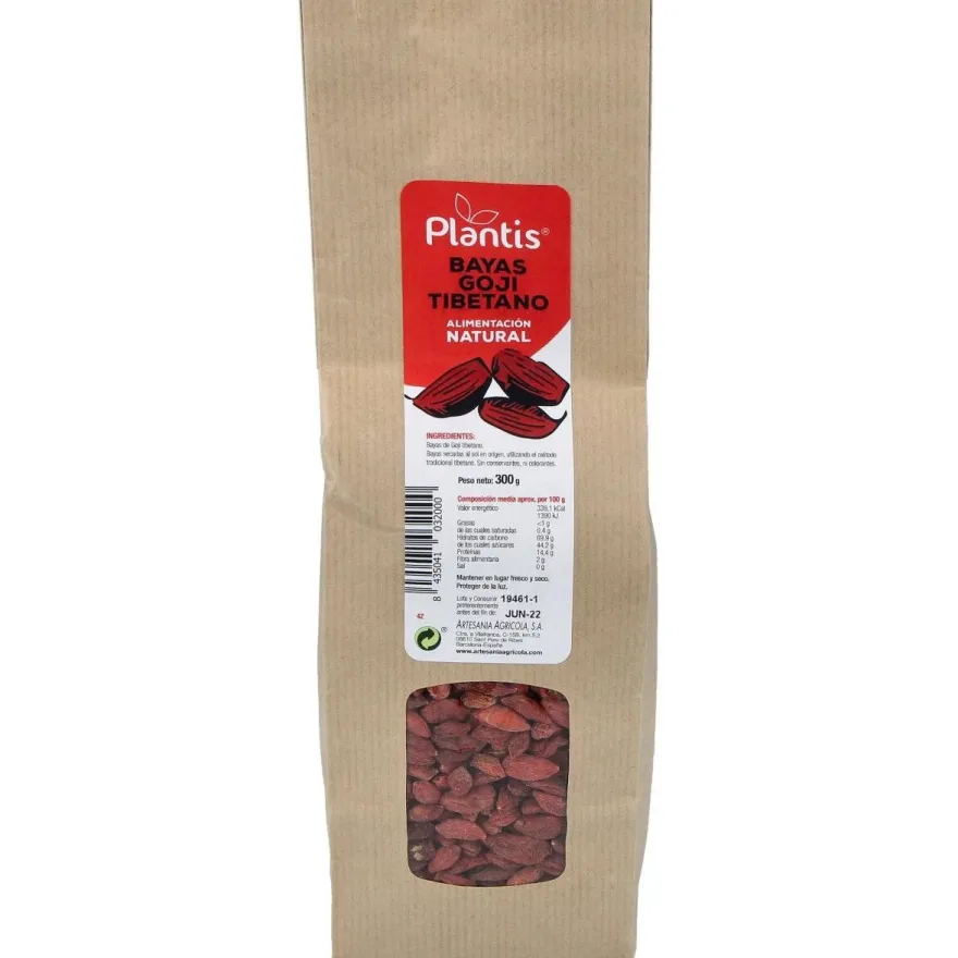 Goji Bayas Plantis 300grs - Artesania Agricola