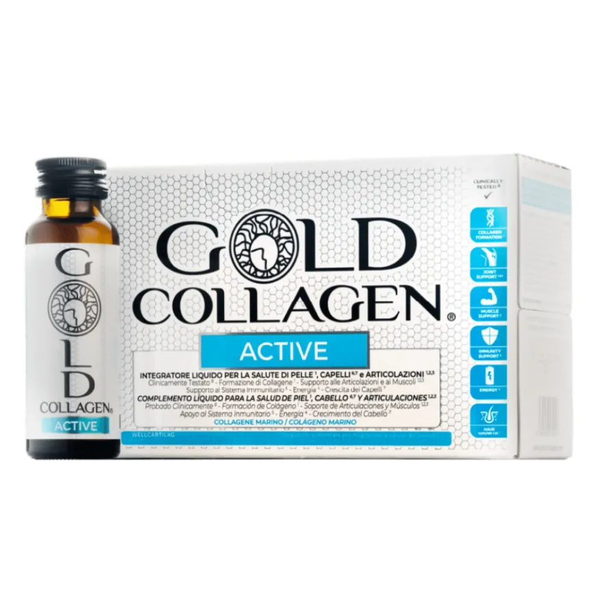 Gold Collagen Active, 10 frascos x 50 ml. - Areafar