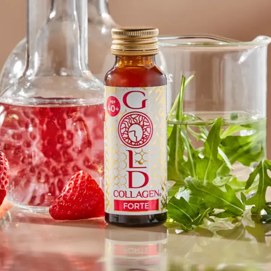 Gold Collagen Forte 10 frascos x 50 ml. - Areafar