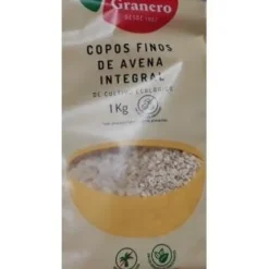 Granero Alimentacion Copos Avena Suaves Integrales Bio 1kg - El Granero