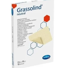 Grassolind Neutral - Aposito Esteril (50 Unidades 10 Cm X 7,5 Cm)
