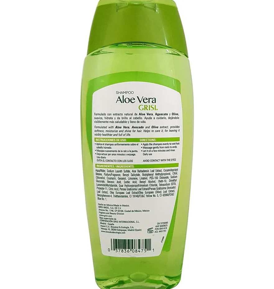 Grisi Aloe Vera Champu (1 Envase 400 Ml)