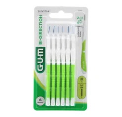 G.U.M Bi-Direction Cepillo Interdental, Talla 1, 6 Piezas. - Sunstar