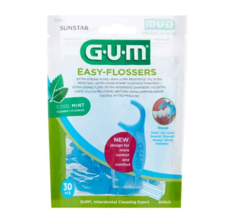 G.U.M Easy-Flossers, 30 Piezas. - Sunstar