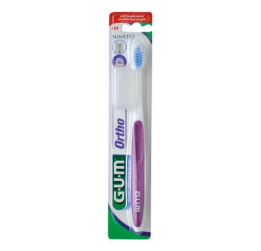 G.U.M Ortho Cepillo De Dientes, Dureza Suave, 1 ud. - Sunstar