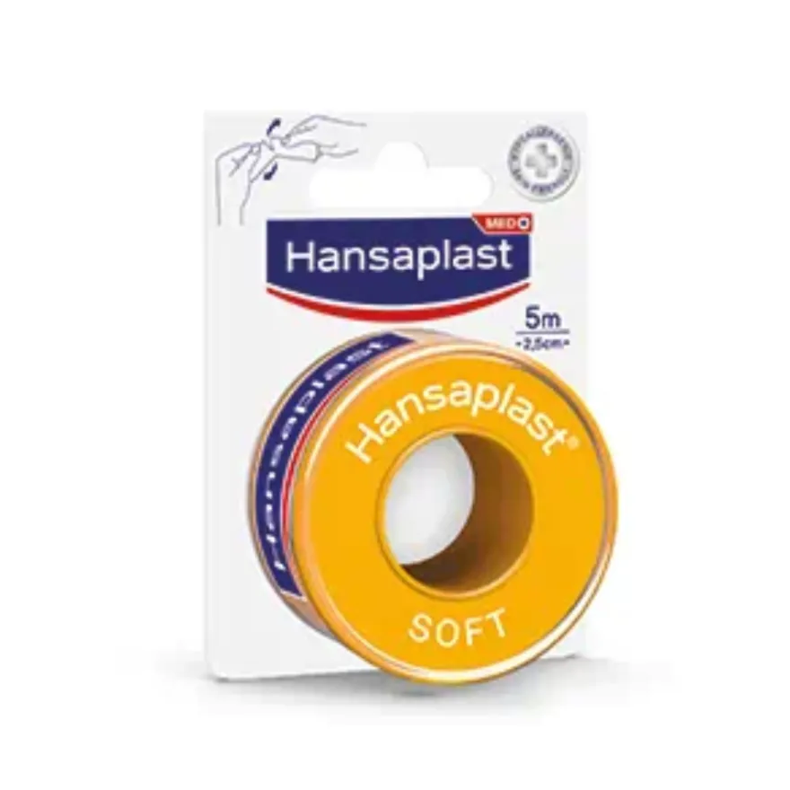 Hansaplast Esparadrapo Soft 5 m x 2.5 cm. - Eucerin