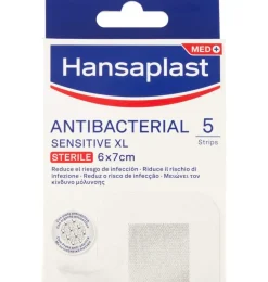 Hansaplast Med Sensitive - Aposito Esteril (5 Unidades 7,5 Cm X 5 Cm)