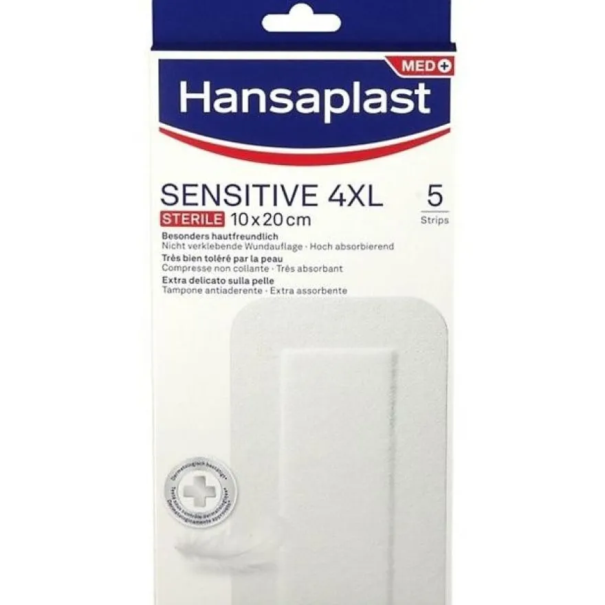 Hansaplast Sensitive 4Xl Apósito Estéril 5Uds