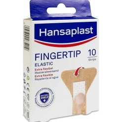 Hansaplat Elastic Tiras para Dedos, 10 Apósitos - Hansaplast