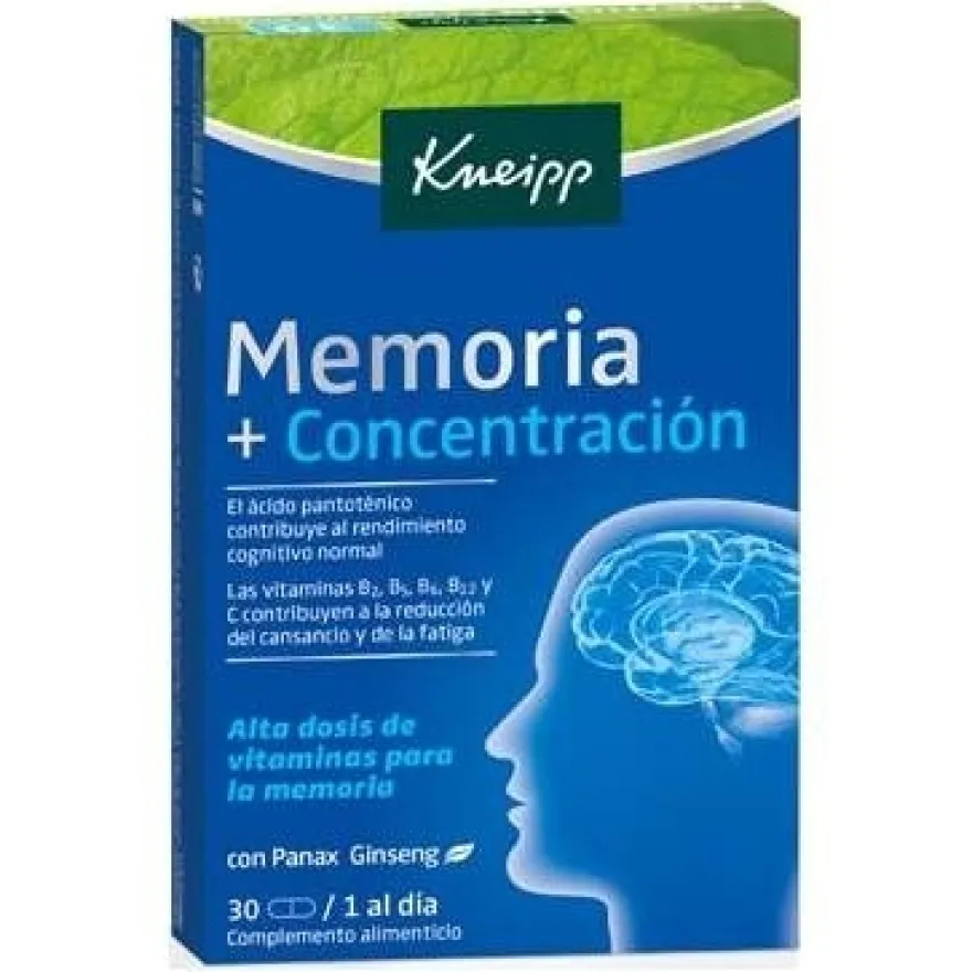 Hartmann Memoria Y Concentración 30 Cápsulas