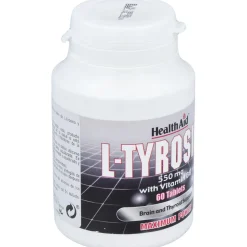 Healthaid L-Tirosina 550Mg 60 Tabletas