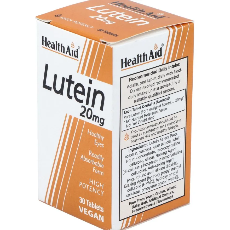 Healthaid Luteina 20Mg 30 Tabletas