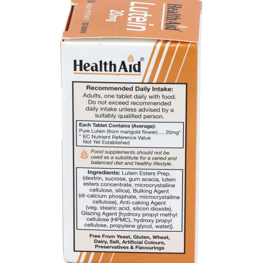 Healthaid Luteina 20Mg 30 Tabletas