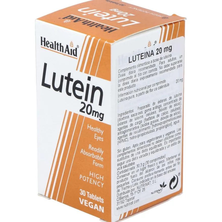 Healthaid Luteina 20Mg 30 Tabletas