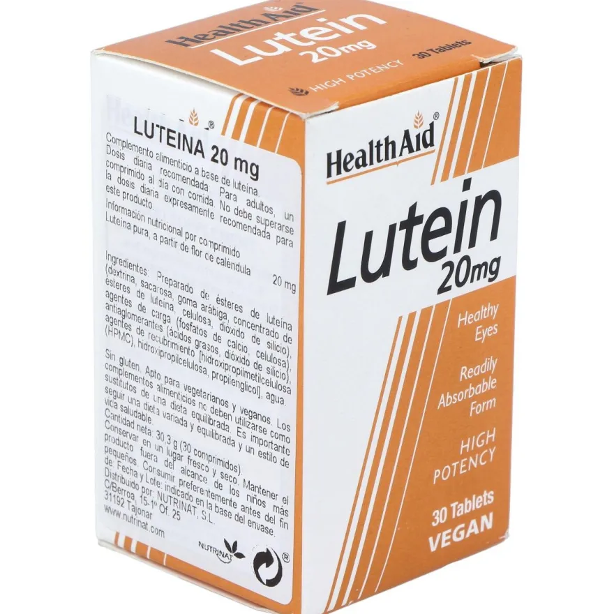 Healthaid Luteina 20Mg 30 Tabletas