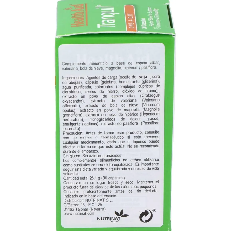 Healthaid Tranquil H.a. 30caps - Health Aid