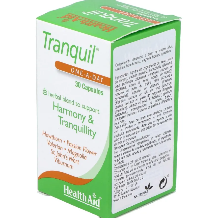 Healthaid Tranquil H.a. 30caps - Health Aid