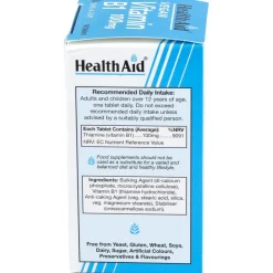Health Aid Vitamina B1 100Mg 90 Tabletas