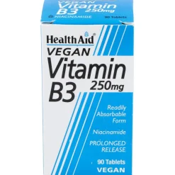 Healthaid Vitamina B3 (niacinamida) 250mg 90comp - Health Aid