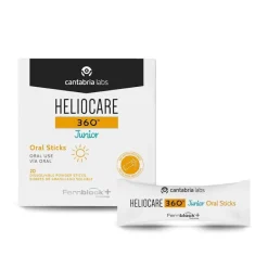 Heliocare 360° Junior Oral Sticks, 20 Sobres - Cantabria Labs