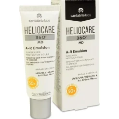 Heliocare 360 Md Ar Emulsión Solar Piel Sensible con Tendencia a Rojeces Spf50+, 50 ml - Welnia