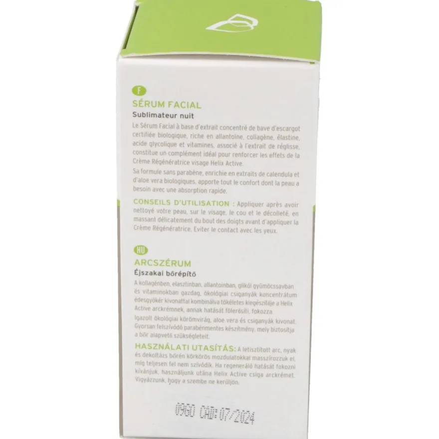 Helix Active Eco Serum Facial Caracol Bio 30Ml. 2