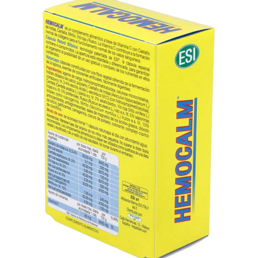 Hemocalm Retard 30cáps - Esi - Trepat Diet