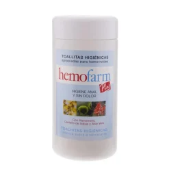 Hemofarm Plus Toallitas (1 Bote 60 Unidades) - Diafarm