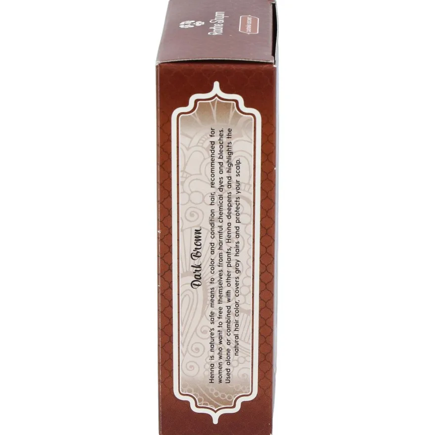Hena Tinte Natural Castaño Oscuro Polvo 100gr - Radhe Shyam