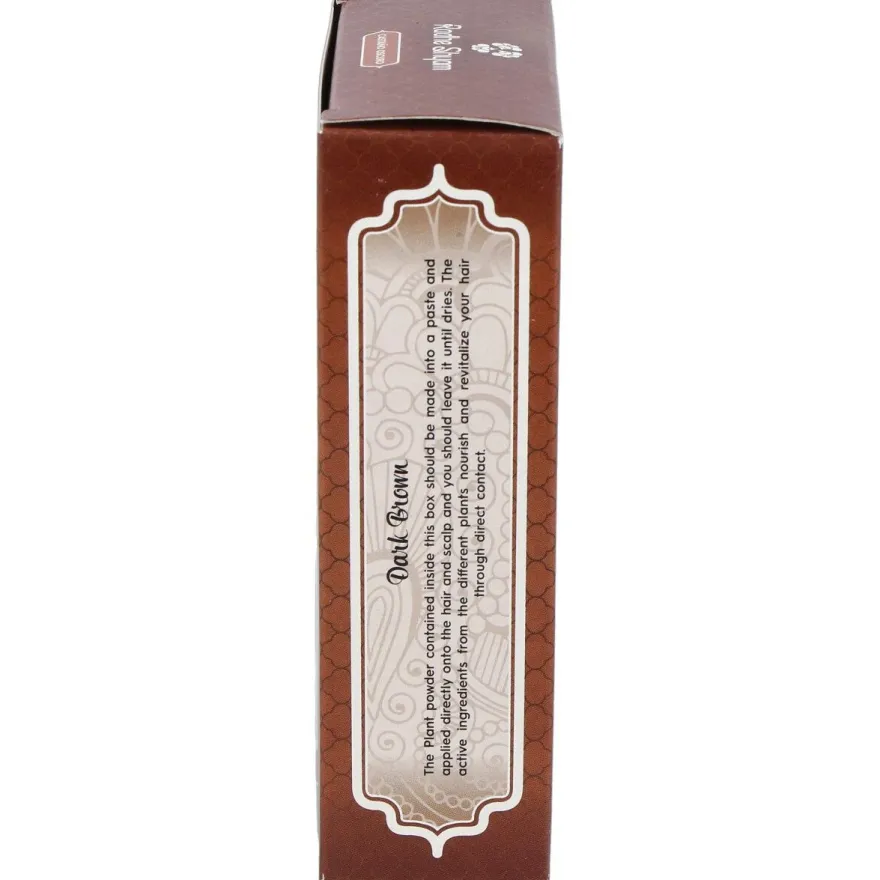 Hena Tinte Natural Castaño Oscuro Polvo 100gr - Radhe Shyam