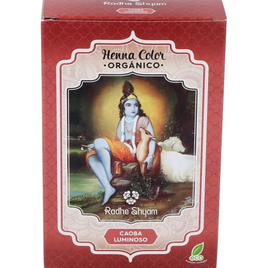 Henna Caoba Luminoso Polvo 100g - Radhe Shyam