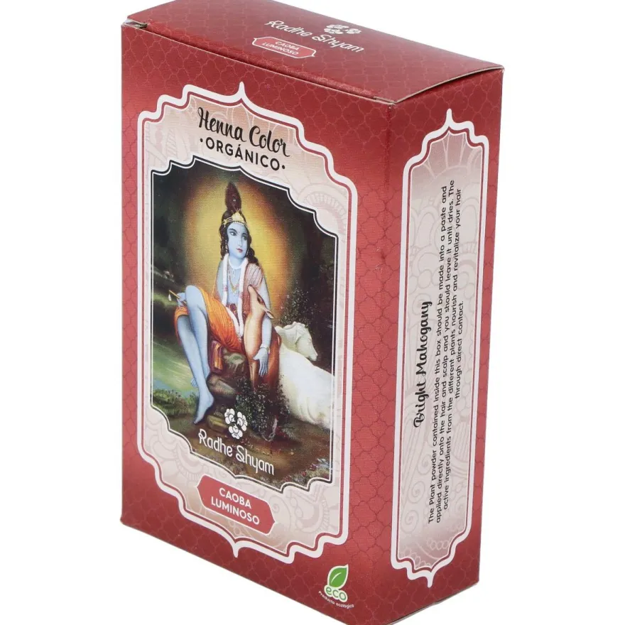 Henna Caoba Luminoso Polvo 100g - Radhe Shyam