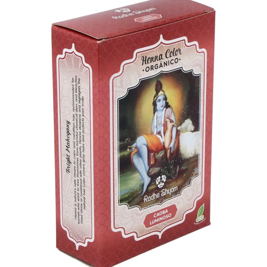 Henna Caoba Luminoso Polvo 100g - Radhe Shyam