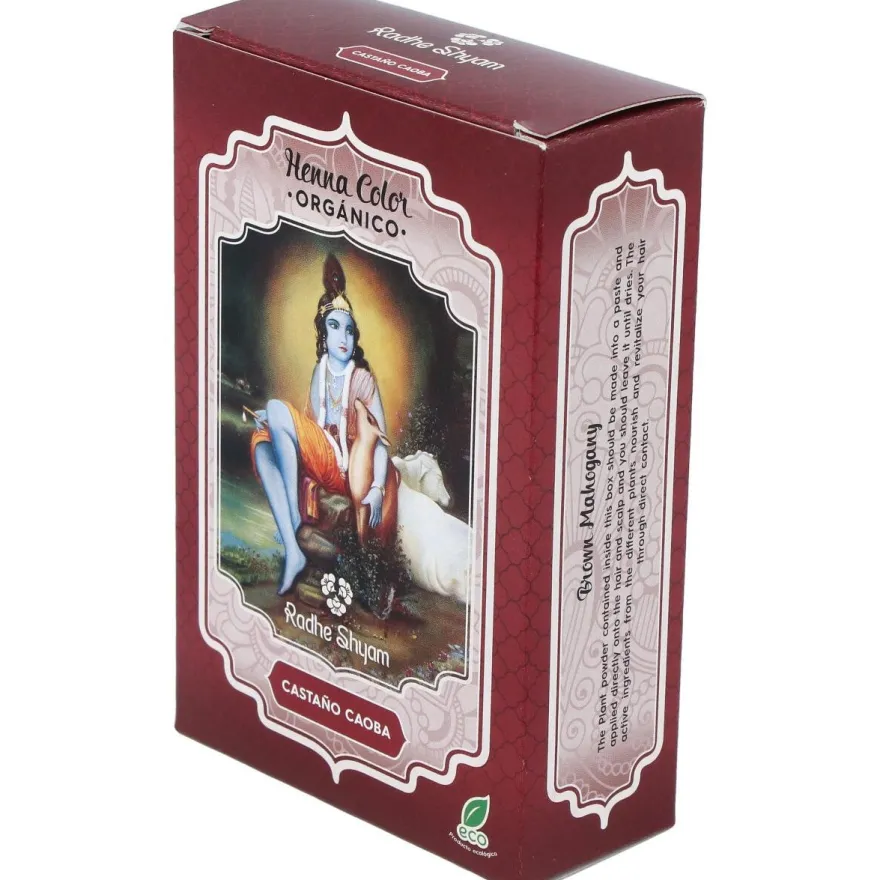 Henna Castaño Caoba Polvo - Radhe Shyam