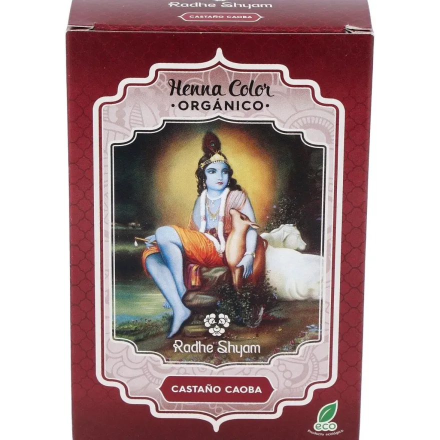 Henna Castaño Caoba Polvo - Radhe Shyam