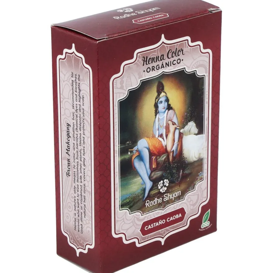 Henna Castaño Caoba Polvo - Radhe Shyam
