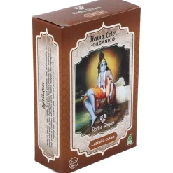 Henna Castaño Claro Polvo 100g - Radhe Shyam