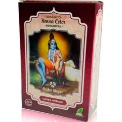 Henna Color Botanical Caoba Intenso 100g - Radhe Shyam