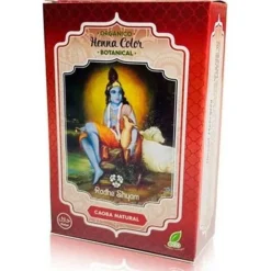Henna Color Botanical Caoba Natural 100g - Radhe Shyam